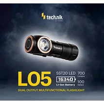 Technik 700 lumenes Fej- és kézilámpa L05